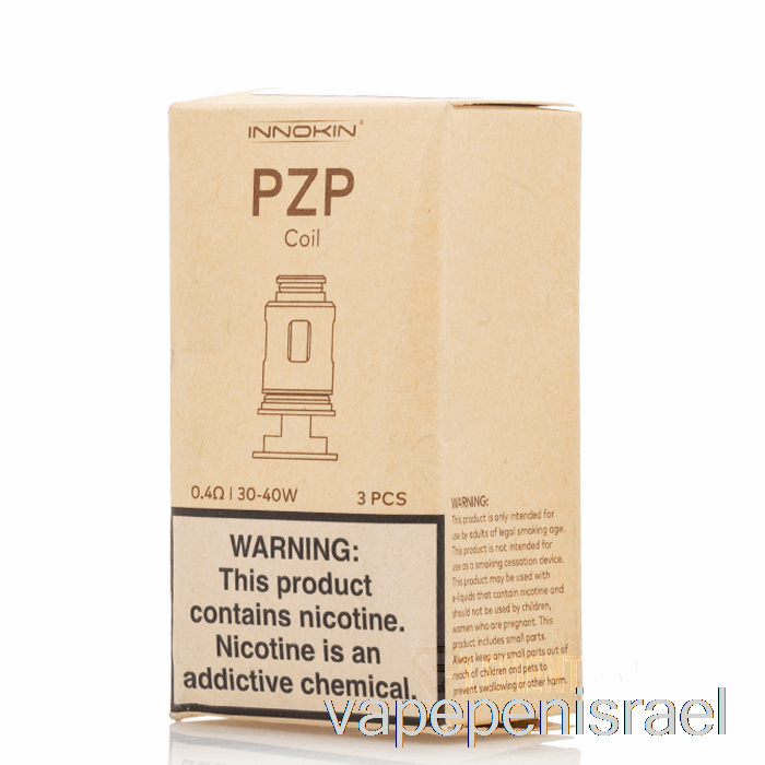 סלילי החלפה של Vape Israel Innokin Pzp 0.4ohm סלילי Pzp